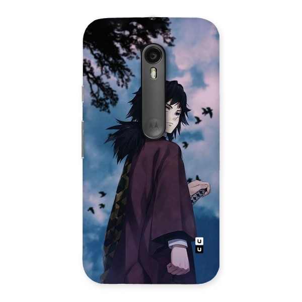 Giyu Tomioka Waiting Back Case for Moto G3