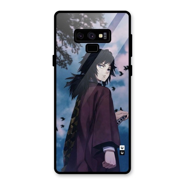 Giyu Tomioka Waiting Glass Back Case for Galaxy Note 9