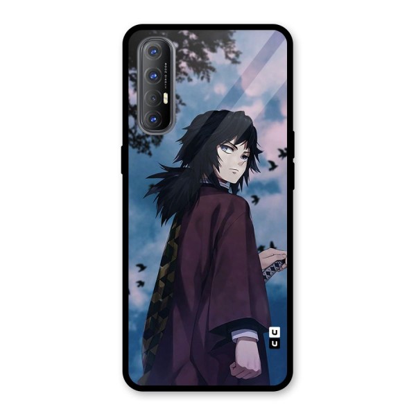 Giyu Tomioka Waiting Glass Back Case for Oppo Reno3 Pro