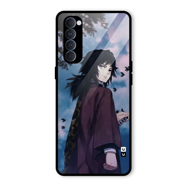 Giyu Tomioka Waiting Glass Back Case for Oppo Reno4 Pro