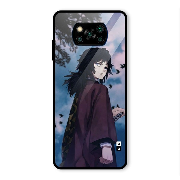 Giyu Tomioka Waiting Glass Back Case for Poco X3 Pro