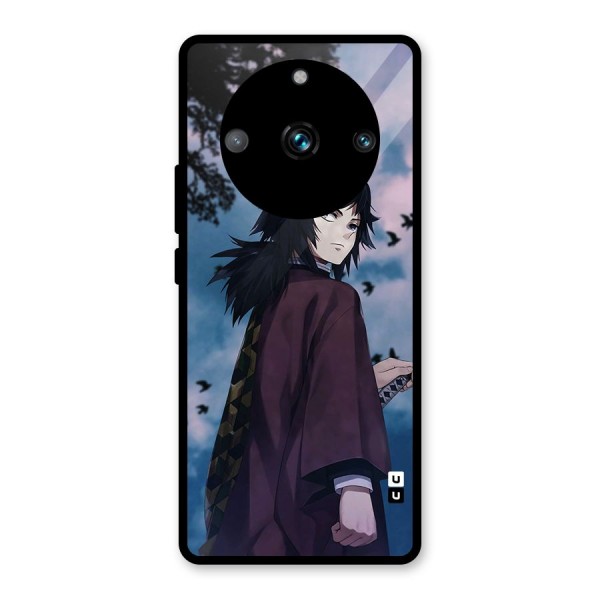 Giyu Tomioka Waiting Glass Back Case for Realme 11 Pro