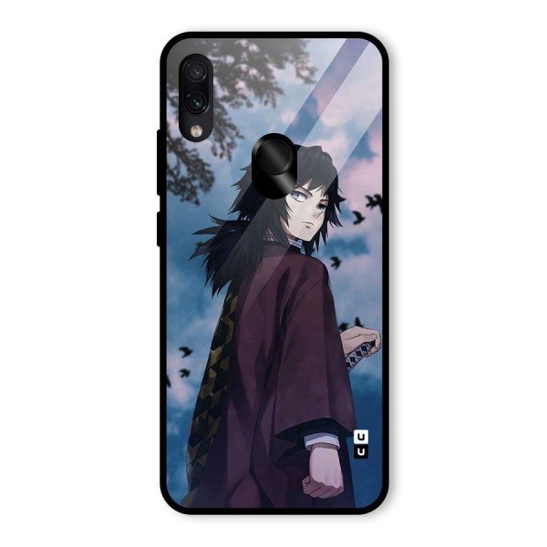 Giyu Tomioka Waiting Glass Back Case for Redmi Note 7