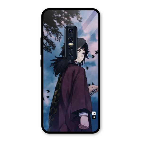 Giyu Tomioka Waiting Glass Back Case for Vivo V17 Pro