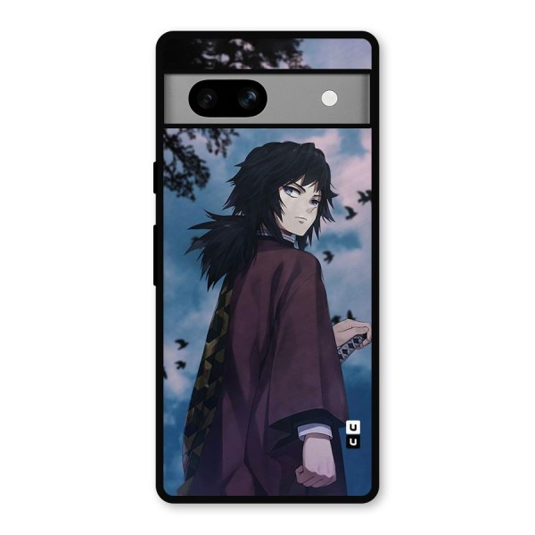 Giyu Tomioka Waiting Metal Back Case for Google Pixel 7a