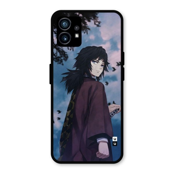 Giyu Tomioka Waiting Metal Back Case for Nothing Phone 1