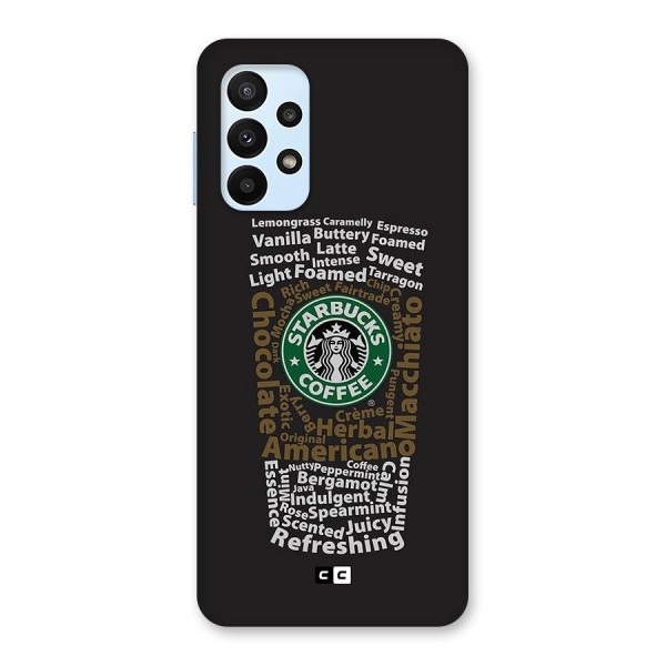 Glass StarBucks Glass Back Case for Galaxy A23