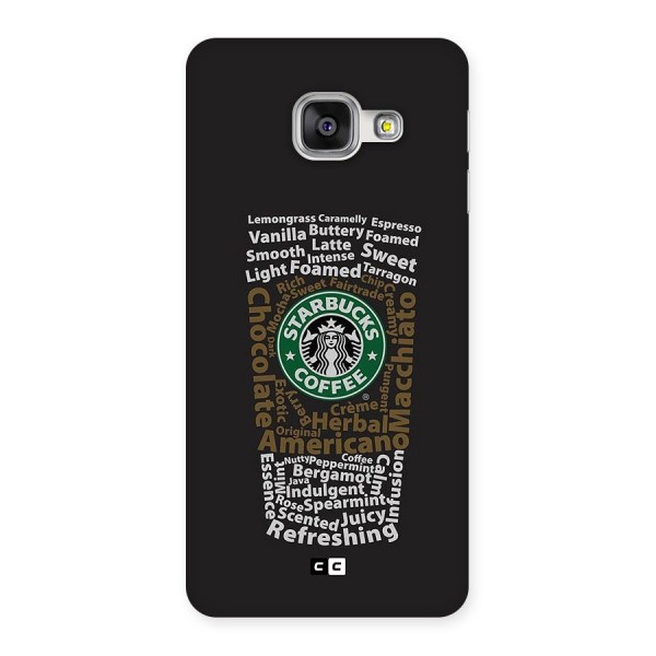 Glass StarBucks Back Case for Galaxy A3 (2016)