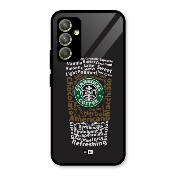 Glass StarBucks Glass Back Case for Galaxy A54