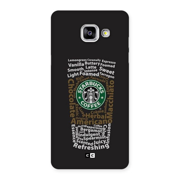 Glass StarBucks Back Case for Galaxy A5 (2016)