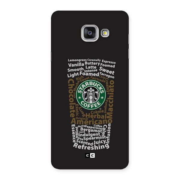 Glass StarBucks Back Case for Galaxy A7 (2016)