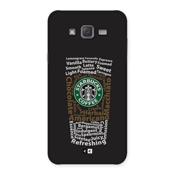 Glass StarBucks Back Case for Galaxy J7