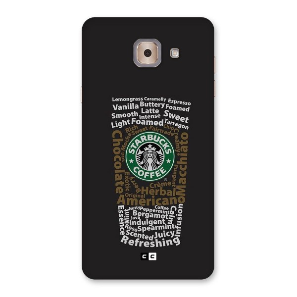 Glass StarBucks Back Case for Galaxy J7 Max