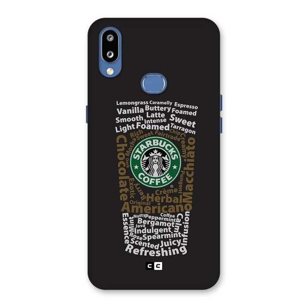 Glass StarBucks Back Case for Galaxy M01s