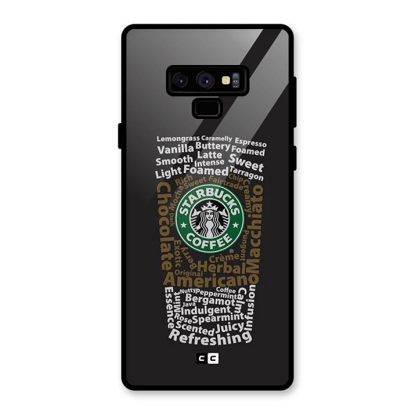 Glass StarBucks Glass Back Case for Galaxy Note 9