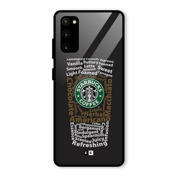 Glass StarBucks Glass Back Case for Galaxy S20 FE 5G