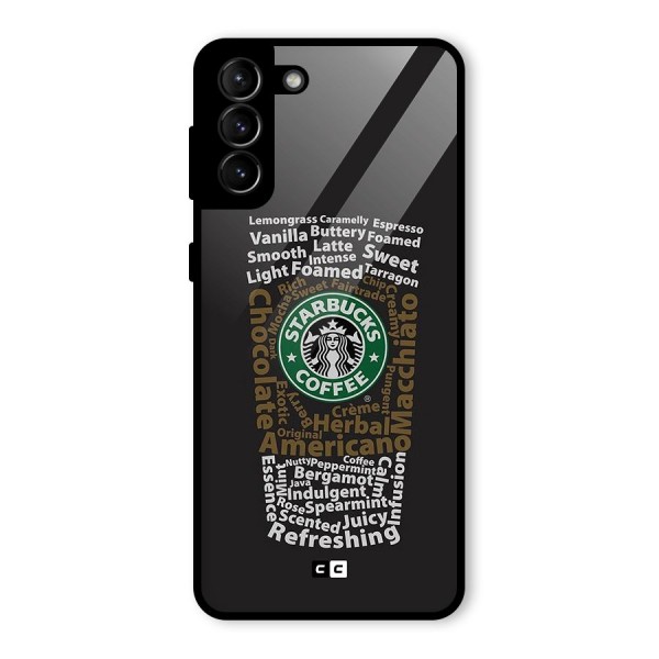 Glass StarBucks Glass Back Case for Galaxy S21 Plus