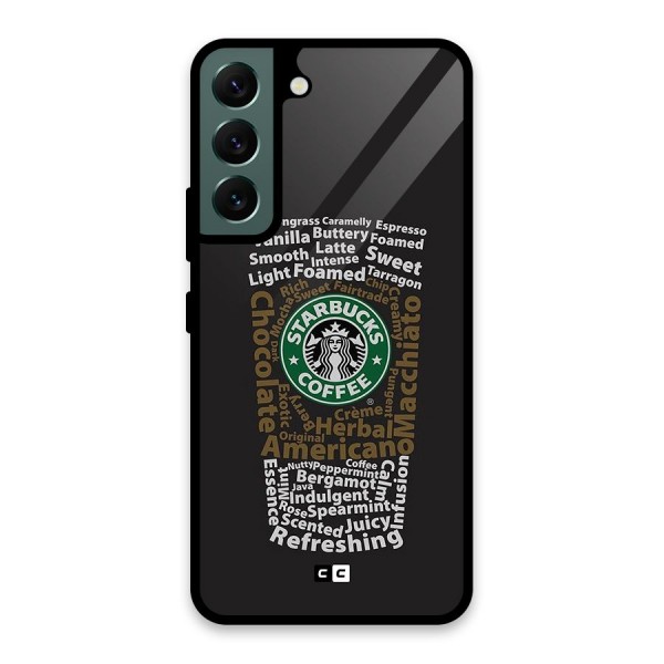 Glass StarBucks Glass Back Case for Galaxy S22 5G