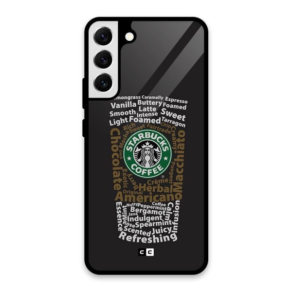 Glass StarBucks Glass Back Case for Galaxy S22 Plus 5G