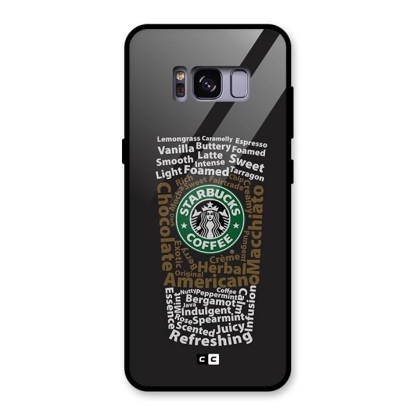 Glass StarBucks Glass Back Case for Galaxy S8