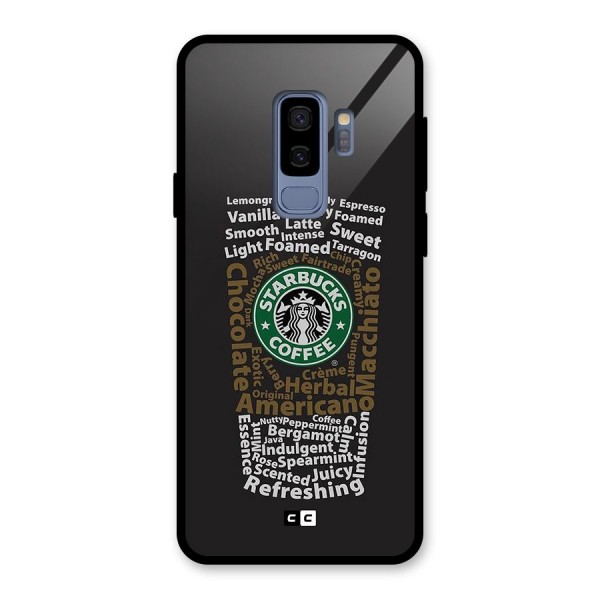 Glass StarBucks Glass Back Case for Galaxy S9 Plus