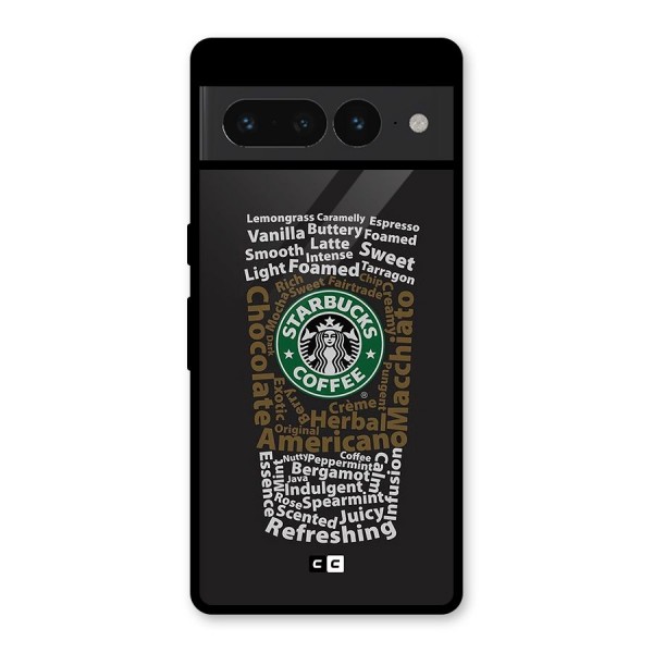 Glass StarBucks Glass Back Case for Google Pixel 7 Pro