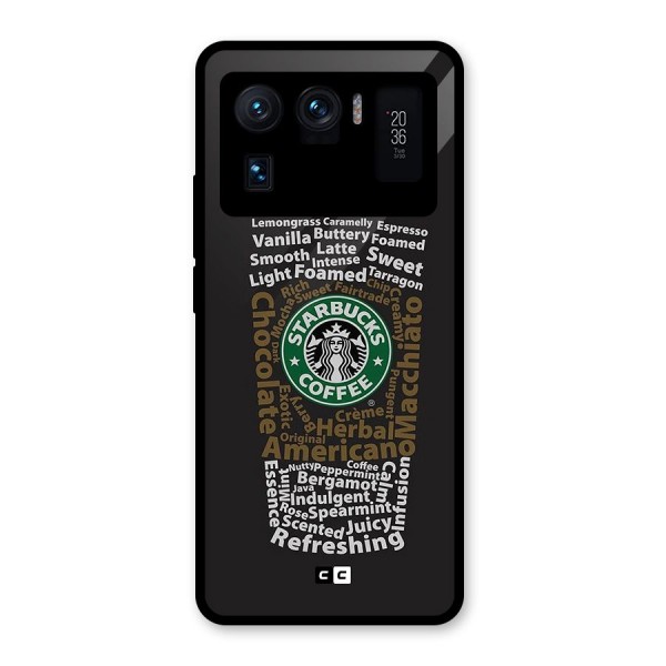 Glass StarBucks Glass Back Case for Mi 11 Ultra