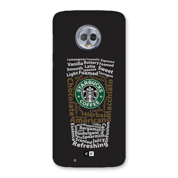 Glass StarBucks Back Case for Moto G6