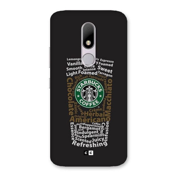 Glass StarBucks Back Case for Moto M