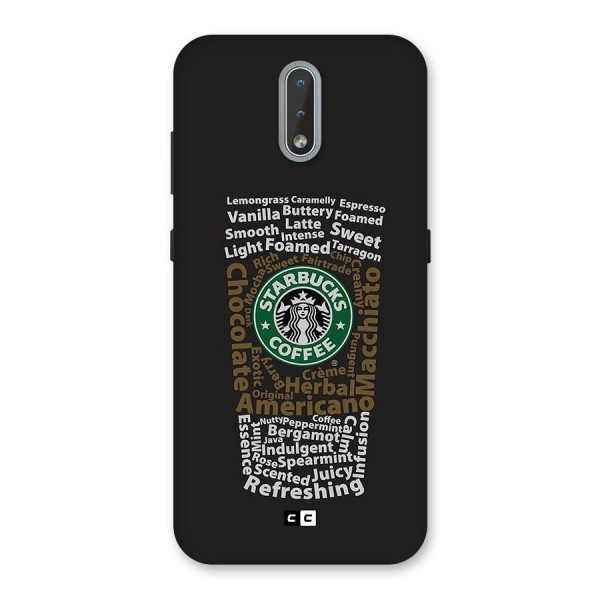 Glass StarBucks Back Case for Nokia 2.3