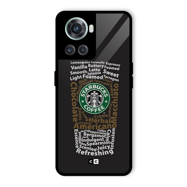 Glass StarBucks Glass Back Case for OnePlus 10R