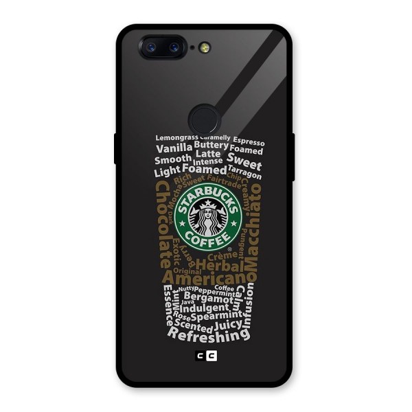 Glass StarBucks Back Case for OnePlus 5T