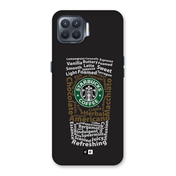 Glass StarBucks Back Case for Oppo F17 Pro