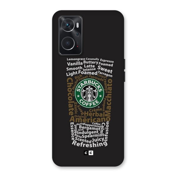 Glass StarBucks Glass Back Case for Oppo K10 4G