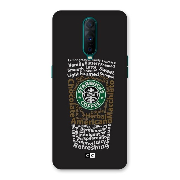 Glass StarBucks Back Case for Oppo R17 Pro