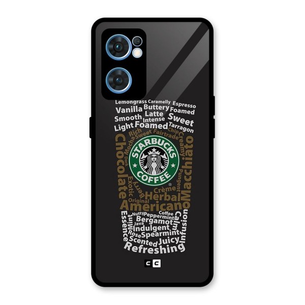 Glass StarBucks Glass Back Case for Oppo Reno7 5G