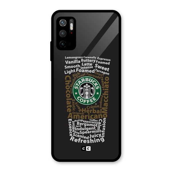 Glass StarBucks Glass Back Case for Poco M3 Pro 5G