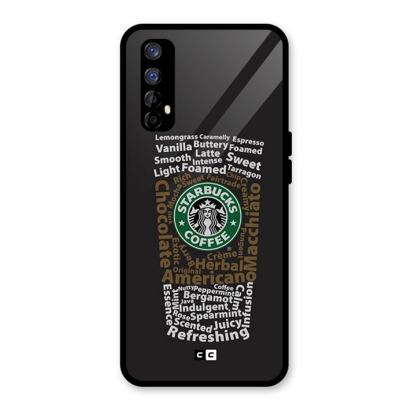 Glass StarBucks Back Case for Realme 7