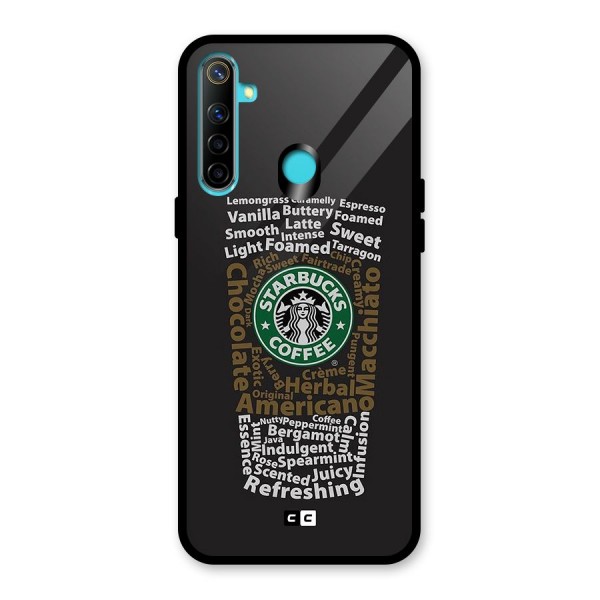 Glass StarBucks Back Case for Realme Narzo 10