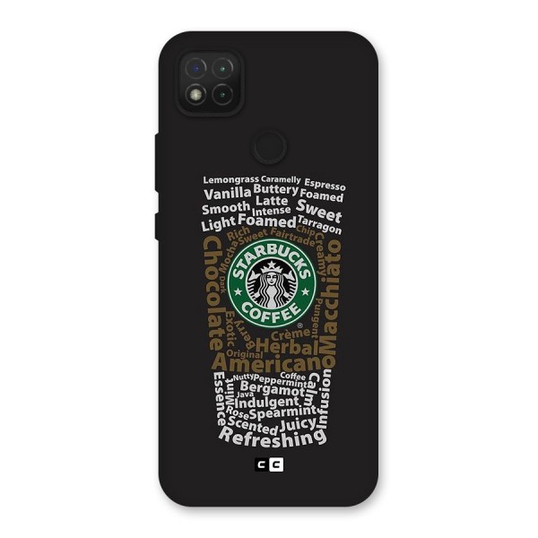 Glass StarBucks Back Case for Redmi 9