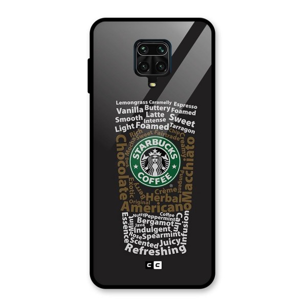 Glass StarBucks Glass Back Case for Redmi Note 10 Lite