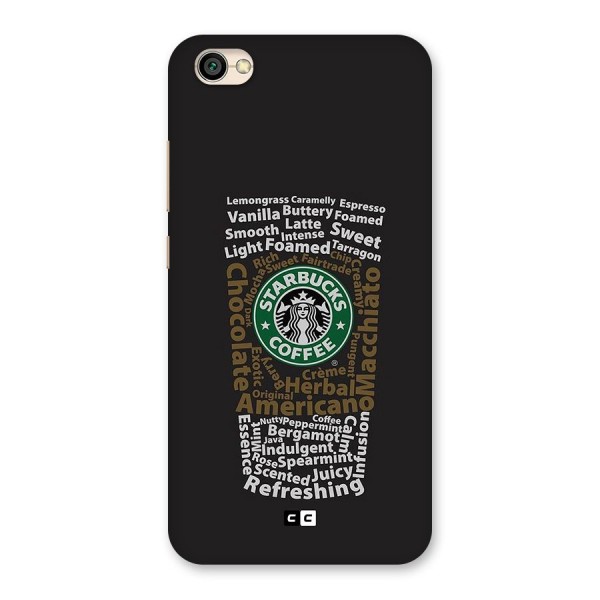 Glass StarBucks Back Case for Redmi Y1 Lite