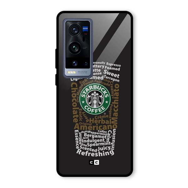 Glass StarBucks Glass Back Case for Vivo X60 Pro Plus