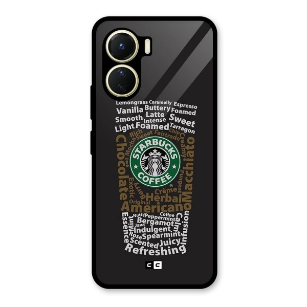 Glass StarBucks Glass Back Case for Vivo Y56