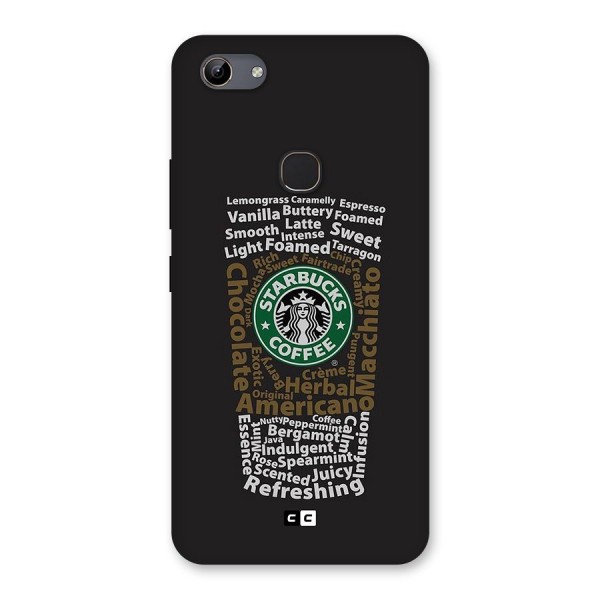 Glass StarBucks Back Case for Vivo Y81