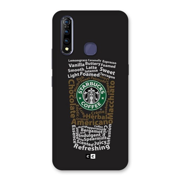 Glass StarBucks Back Case for Vivo Z1 Pro