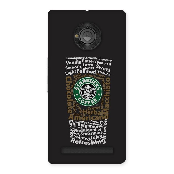 Glass StarBucks Back Case for Yuphoria