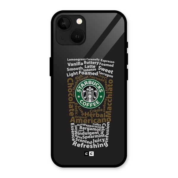 Glass StarBucks Glass Back Case for iPhone 13