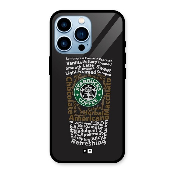 Glass StarBucks Glass Back Case for iPhone 13 Pro