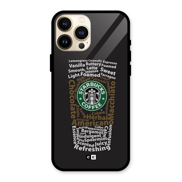 Glass StarBucks Glass Back Case for iPhone 13 Pro Max